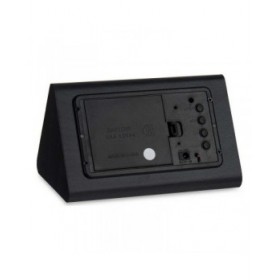 Orologio Digitale da Tavolo Nero PVC Legno MDF (11,7 x 7,5 x 8 cm)