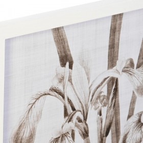 Quadro DKD Home Decor Cristallo Betulla 55 x 70 x 2,5 cm 55 x 2,5 x 70 cm Fiori (4 Pezzi)