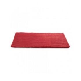 Tappeto Poliestere Rosso Granato (90 x 0,25 x 60 cm)