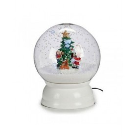 Palla di Neve Albero di Natale 22 x 27 cm