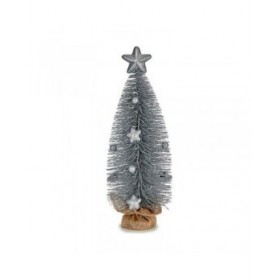 Albero di Natale con Stella Argentato 13 x 41 x 13 cm