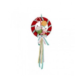 Ghirlanda di Natale Krist+ 64814936 Multicolore Sintetico 40 x 12 x 42 cm
