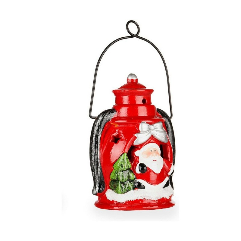 Statua Decorativa Babbo Natale 8,3 x 16 x 8,5 cm Ceramica Rosso Bianco