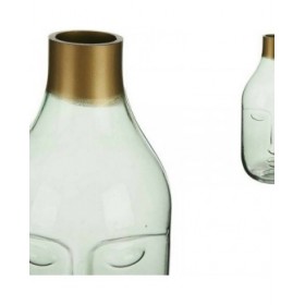 Vaso Viso Verde Vetro (11 x 24,5 x 12 cm)