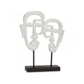 Statua Decorativa Viso Bianco Poliresina (27 x 32,5 x 10,5 cm)