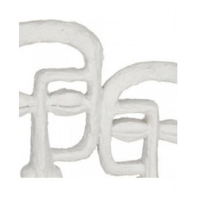 Statua Decorativa Viso Bianco Poliresina (27 x 32,5 x 10,5 cm)