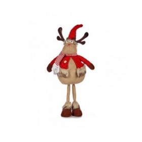 Renna di Natale Rosso Marrone 24 x 63 x 27 cm