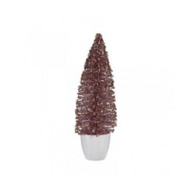 Albero di Natale Medio 10 x 33 x 10 cm Rosa Dorato