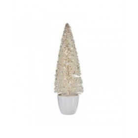 Albero di Natale Medio 10 x 33 x 10 cm Bianco Plastica