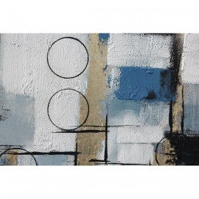 Quadro DKD Home Decor Astratto Moderno 100 x 2,8 x 100 cm (2 Unità)