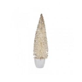 Albero di Natale Grande 10 x 38 x 10 cm Bianco Plastica