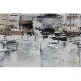 Quadro DKD Home Decor 120 x 2,8 x 80 cm Astratto Loft (2 Unità)