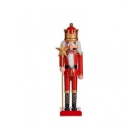 Statua Decorativa Rosso Schiaccianoci 21,5 x 81 x 16 cm Plastica