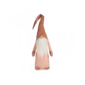 Statua Decorativa Krist+ D120-038F/3 Bianco Rosa Gnomo 20 x 100 x 25 cm