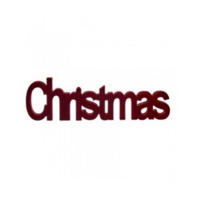 Statua Decorativa Christmas 11 x 2,5 x 36,5 cm Rosso Legno