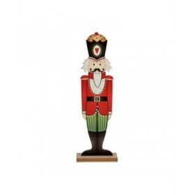 Statua Decorativa Schiaccianoci Legno (10 x 60 x 19 cm)