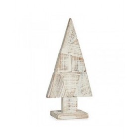 Albero di Natale Krist+ 20L015-40 Bianco Naturale Legno 9 x 41,5 x 20 cm