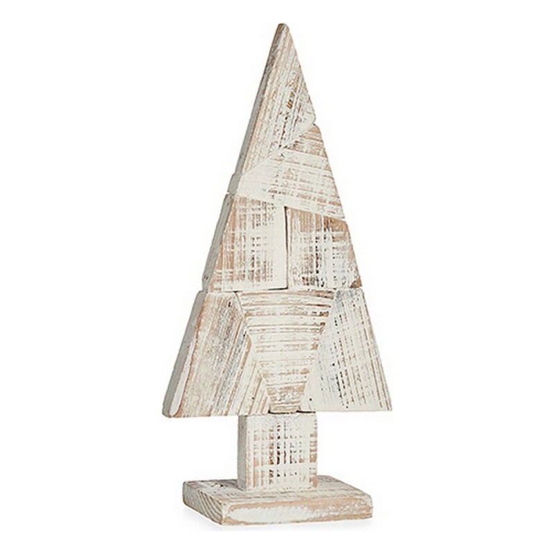 Albero di Natale Krist+ 20L015-40 Bianco Naturale Legno 9 x 41,5 x 20 cm