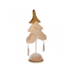 Albero di Natale Krist+ 19A5906-M-4 Beige Dorato Legno Polare 12 x 43 x 22 cm
