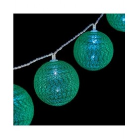 Ghirlanda con Sfere LED Ø 5 cm 2 m Verde