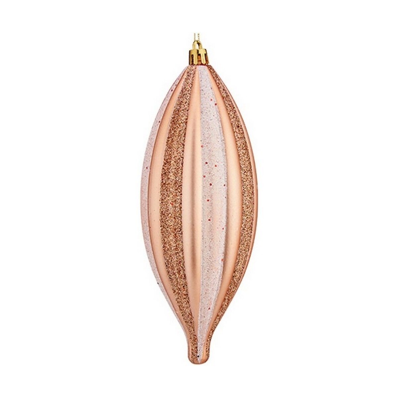 Decorazione Natalizia Krist+ 00904 Rame Rosa chiaro PVC Affusolato