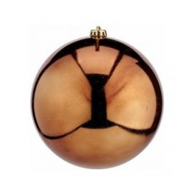 Palla di Natale Krist+ 00839 Marrone Plastica Ø 20 cm