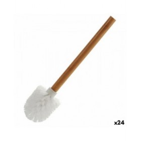 Scopino per il Bagno Berilo 22098 Bianco Marrone Bambù 8 x 35,5 x 8 cm (24 Unità)