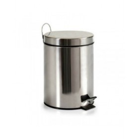 Cestino a pedale Berilo B0010 5L Argentato Acciaio inossidabile Plastica 5 L (4 Unità)