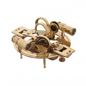 Statua Decorativa DKD Home Decor Dorato Legno Vintage Ottone (12,5 x 10 x 5 cm)