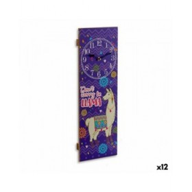 Orologio da Parete Fiamma 2,5 x 60 x 20 cm (12 Unità)