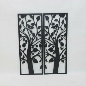 Decorazione da Parete DKD Home Decor (2 Pezzi) Albero Metallo Shabby Chic (35 x 1,3 x 91 cm)