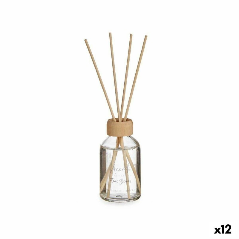 Bastoncini Profumati Acorde 50ML WHITE FLO Fiori bianca 50 ml (12 Unità)
