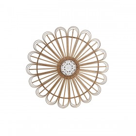 Decorazione da Parete DKD Home Decor Bianco Marrone Naturale Città 70 x 1.5 x 70 cm 70 x 1,5 x 70 cm 73 x 1,5 x 73 cm