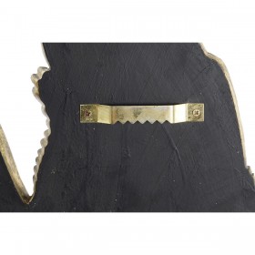 Decorazione da Parete DKD Home Decor 25 x 3 x 38 cm Dorato Pesce