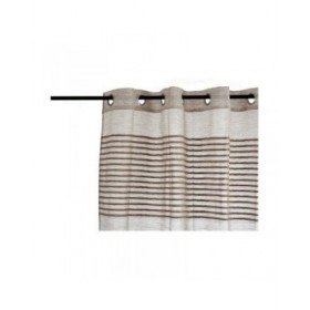 Tenda Righe Marrone 6 Unità (140 x 0,1 x 260 cm)