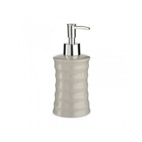 Dispenser di Sapone Berilo DW29108LP-G Grigio Metallo Ceramica Onde 260 ml (12 Unità)