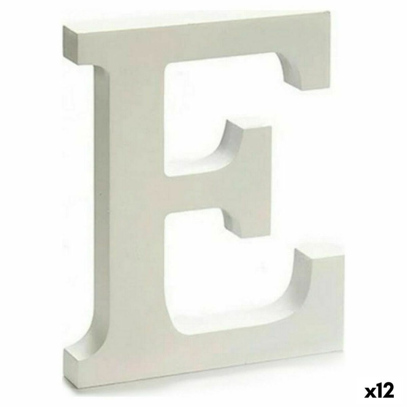 Lettera Pincello E Bianco 1,8 x 21 x 17 cm (12 Unità)