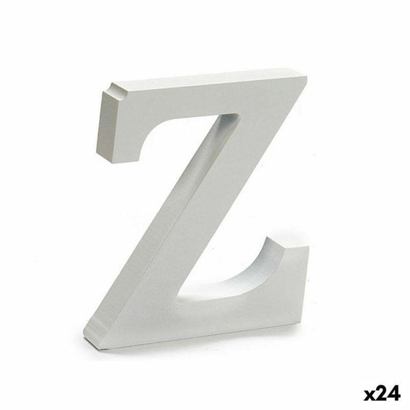 Lettera Pincello Z Bianco 2 x 16 x 14,5 cm (24 Unità)