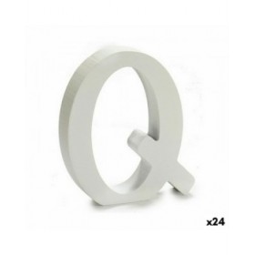 Lettera Pincello Q Bianco 2 x 16 x 14,5 cm (24 Unità)