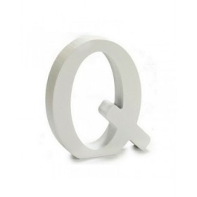 Lettera Pincello Q Bianco 2 x 16 x 14,5 cm (24 Unità)