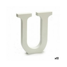 Lettera Pincello U Bianco 1,8 x 21 x 17 cm (12 Unità)