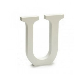 Lettera Pincello U Bianco 1,8 x 21 x 17 cm (12 Unità)