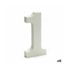 Numeri Pincello 1 Bianco 1,8 x 21 x 17 cm (12 Unità)
