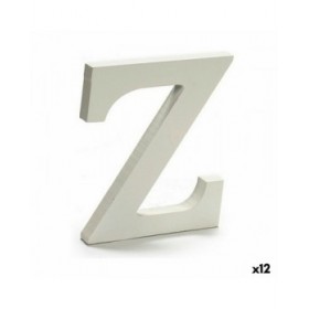 Lettera Pincello Z Bianco 1,8 x 21 x 17 cm (12 Unità)