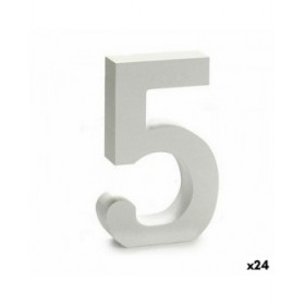 Numeri Pincello 5 Bianco 2 x 16 x 14,5 cm (24 Unità)