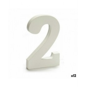 Numeri Pincello 2 Bianco 1,8 x 21 x 17 cm (12 Unità)