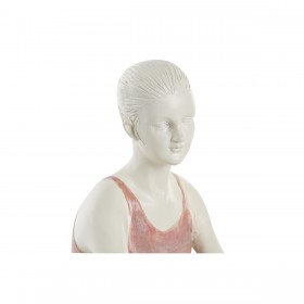 Statua Decorativa DKD Home Decor Romantico Ballerina Classica 16 x 11 x 17 cm (2 Unità)