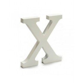 Lettera Pincello X Bianco 1,8 x 21 x 17 cm (12 Unità)