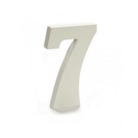 Numeri Pincello 7 Bianco 1,8 x 21 x 17 cm (12 Unità)