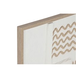 Statua Decorativa DKD Home Decor Bianco Marrone Buddha Orientale 18 x 12 x 27,5 cm (4 Pezzi)